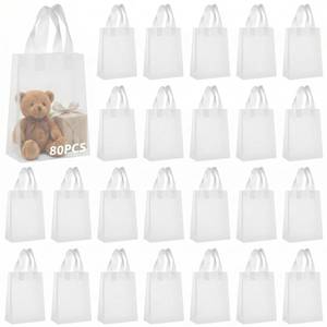 lot 33076 image: Amylove 100 Pcs Mothers Day Large Gift Bags Bulk Frosted Rose Pink Plastic Bags with Handles for Mother Teacher Party Favors Boutique Retail Small Business Wedding Gift Packaging 16x 12x 6 - Retail $43