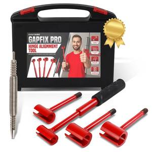 lot 33147 image: LU & CAIBO- 4-in-1 Door Hinge Adjustment Tool, Hinge Bender Tool, Door Adjustment Tool, Adjusting Wrench, Hinge Gap Adjustment Tool, Door Fixer, Door Adjuster - Retail $33
