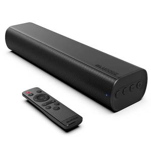 lot 33148 image: Sound Bars for TV 16-inch, Cinematic TV Sound Bar with Impactful Bass, Bluetooth Soundbar for TV with Remote Control, Wall Mountable TV Speakers Sound Bar Work with Traditional or Smart TV - Retail $80