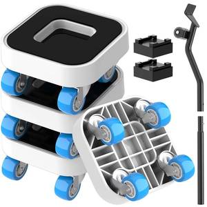 lot 33149 image: Furniture Dolly Sliders, Furniture Movers with 4 Wheels, Upgrade Groove Design Moving Dollies for Heavy Duty, 750lbs Capacity Lift Mover Tool Set for Appliance, Table, Sofa, Cabinet, Beds