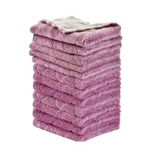 lot 33164 image: OstWony 12PCS Kitchen Towels Dish Towels, Multipurpose Reusable Dish Cloths, Double-Sided Microfiber Cleaning Rags for Furniture, Tea, Bowl, 10x 6 inch - Retail $5