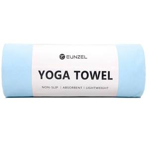 lot 33191 image: Eunzel Hot Yoga Towel Non Slip Yoga Mat Towel Non-Slip Sweat Absorbent Towel for Hot Yoga, Pilates and Workout 72 x 26.5, Blue - Retail $15