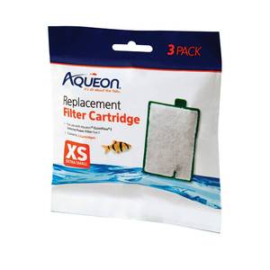 lot 33554 image: Aqueon Aquarium Fish Tank Replacement Filter Cartridges Extra Small - 3 pack - Retail $9