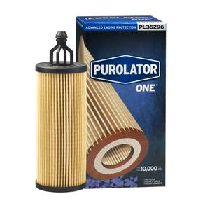 lot 33561 image: Purolator PL36296 PurolatorONE Advanced Engine Protection Cartridge Oil Filter Compatible With Jeep Grand Cherokee, Wrangler, Chrysler Pacifica, Dodge Grand Caravan, Charger, Durango and Ram 1500 - Retail $4