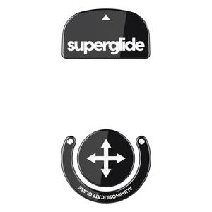 lot 33580 image: Superglide Glass Mouse Skates - Super Smooth Glide, Polished Round Edge, Super Fast Gaming Mouse Feet with Durable Sole for Logitech G Pro X Superlight1 (Type-S, Black) - Retail $25