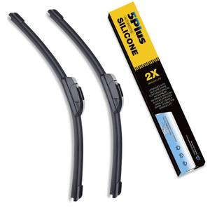 lot 33589 image: 5 PLUS Silicone 24 inch  24 inch Replacement for RAM 1500 2019-2024  Dodge Ram 1500 2500 3500 4000 4500 5500 2009-2002More Windshield Wiper Blades Original Equipment 24 Inch Wiper Blade 2 Pack - Retail $24