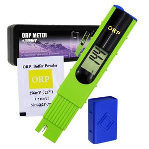 lot 33598 image: OPR Meter, ORP Redox Meter Tester -19991999mV Oxidation Reduction Potential Tester with 256mV ORP Calibration Buffer for Water Testing, Aquarium, Research Laboratory - Retail $28