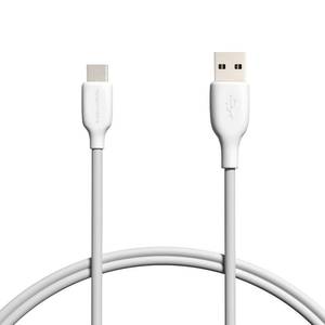 lot 33601 image: Amazon Basics USB-C to USB-A 2.0 Fast Charging Cable, 480Mbps Data Transfer Speed, USB-IF Certified, for Apple iPhone 1615, iPad, Samsung Galaxy, Tablets, Laptops, 3 Foot, White - Retail $7