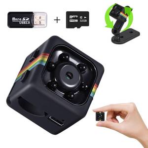 lot 42522 image: Bextgoo No WiFi Security Camera, Spy Camera, Built-in 32GB TF Card, 1080P Video, 12MP Photoshoot,140° Wide Angle, 360° Rotating Bracket, Mini Cameras for HomeIndoorOutdoor Security - Retail $31
