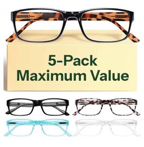lot 37026 image: 2.5 Professional Reading Glasses for All Day - FSA-HSA - Computer Readers with Blue Light Protection - Retail $14