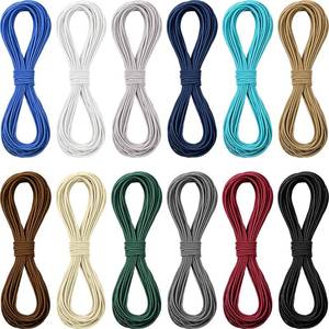 lot 37039 image: 131 Yards Multicolor Beading Elastic Cord 1mm for Jewelry Making and Sewing Elastic String Stretch Bead Cord for Sewing and Friendship Bracelets, Anklet, Necklace, Journals(Dark Colors) - Retail $15