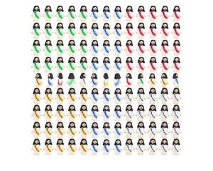 lot 37113 image: 100 PCS Little Jesus Figures, Mini Jesus Figurines in Bulk, Tiny Pocket Rubber Jesus Love You Figure for Religious Party Favors, Sunday School, Baptism Gift, Easter Egg Stuffers (100) - Retail $17