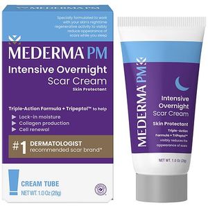 lot 37124 image: Mederma PM Overnight Scar Cream - 1oz - Retail $31