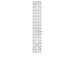lot 37188 image: Quilting Ruler,Acrylic Sewing Ruler Quilt Ruler Template,Curved Corner Cutter,Precision Fabric Cutting Patchwork Tool for Quilting Sewing Craft DIY Projects Transparent 3x17 - Retail $6