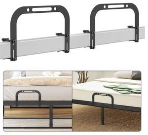 lot 37211 image: Mattress Slide Stopper, Non-Slip Gripper Retainer Bar, Mattress Holder for 1.5 x 2.9 Bed Frame to Prevent Sliding (2 Pack) - Retail $21