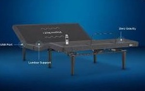 lot 2 image: Tempur-Ergo 3.0 Power Adjustable Base, King, Retail $2399