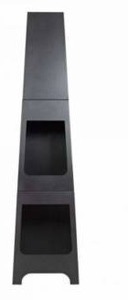 lot 14013 image: La Hacienda L61 56017 Malmo Steel Chimenea Black