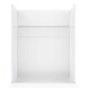 lot 14015 image: NexTile 60 in. x 32 in. Shower Wall- Retail $609