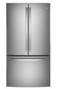 lot 14020 image: GE 36 Inch Counter Depth French Door Refrigerator with 23.1 Cu. Ft. Capacity