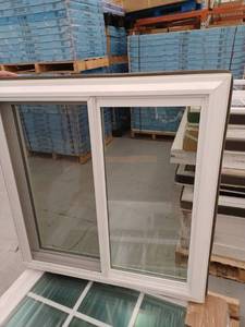 lot 14024 image: Double Hung Vinyl Window, Approximately 33.75 x 34.5