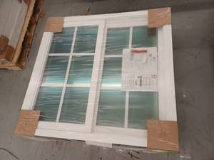 lot 14025 image: Double Hung Vinyl Window, 35 58 x 37 14