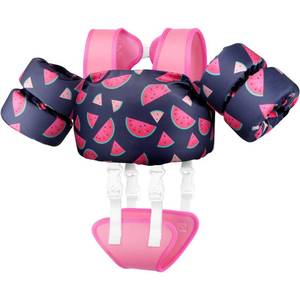 lot 9290 image: Vvinca Toddler Swim Vest for Kids 13-30lbs Boys Girls Puddle Kid Jumper Toddlers Pool Floaties Jacket with Adjustable Crotch Strap Sleeves Shoulder for 1 2 3 Years Old Baby Infant Learn to Swimming
