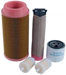 lot 9294 image: LSSOCH Maintenance Filter Kit K3181-82240 K3181-82250 1258143012 HH150-32094 Compatible With Kubota ZD323 ZD326 ZD331 Zero Turn Mower
