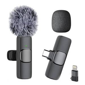 lot 9322 image: Caiord Professional Wireless Mini Microphone for iPhone 171615, Android Phone, Cordless Omnidirectional Lavalier Lapel Mic, Plug-Play Lavalier Mic for TikTok, YouTube & Interviews
