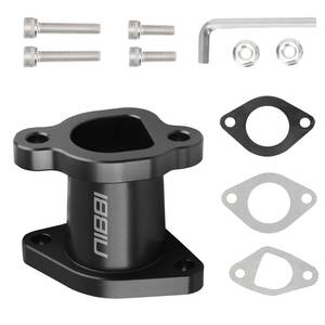lot 9343 image: NIBBI Predator 212 Intake Manifold,212 Predator Performance Part Intake Pipe Inlet Manifold For Mini Bike 196cc212cc224cc Engine GX160 GX200 225RS(FL-Black)
