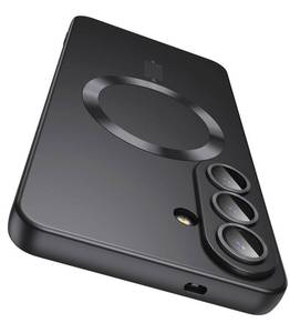 lot 9356 image: LEKEVO Magnetic for Samsung Galaxy S26 Plus Case Compatible with MagSafeBuilt-in Camera Lens Protector Slim Soft Silicone Bumper Shockproof Metallic Luster Phone Case, Black