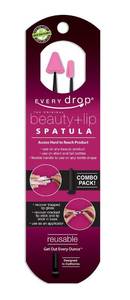 lot 9385 image: Every drop Beauty  Lip Spatula Combo, Last Drop, Get Hard to Reach Beauty and Lip Products Out of Bottle, Washable and Reusable, 1 Beauty Spatula and 1 Lip Spatula