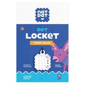 lot 9392 image: NATPAT Holistic Pet Care Locket Safe, Durable, Non-Toxic Designed for Pet Zen Stickers, Pet Training &amp TrailPatch Outdoor Protection Patches