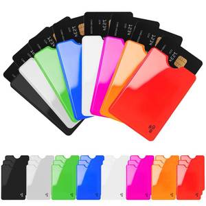 lot 9393 image: Fampery 24-Pack Travel RFID Blocking Sleeves - 2.48 x 3.58 Multicolor Identity Theft Protection Secure Cred Card Protecor Holders - Waterproof aluminum Foil Slim Design easily into your Wallet