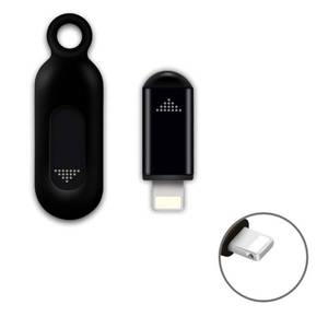 lot 9406 image: R09 Mini Smartphone IR Remote Controller Adapter for iOS Smart Phone Mini Infrared Universal Control All in One Air ConditionerTVDVDSTB (Black-for Lightning)