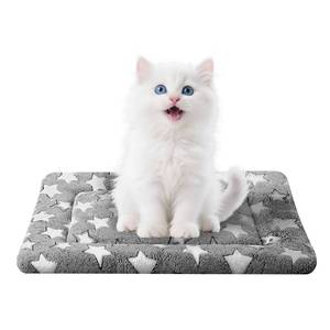 lot 9424 image: Dog Bed Mat for Crate, Soft Kennel Pad, Durable Comfort Mat for Dogs and Cats, Home and Crate Use (Gray, 18141.5)