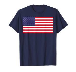 lot 9443 image: American Flag T-Shirt L