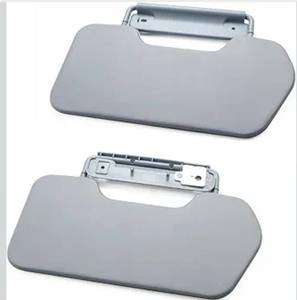 lot 9487 image: INTGET Upgraded Pair Side Sun Visors for Toyota FJ Cruiser Accessories 2006-2016 Gray Leather Left & Right Car Inner Door Side Sun Protection (Gray, 2PCS)