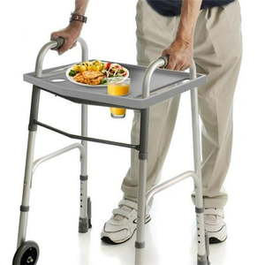 lot 9512 image: Bluestone 80-5184 Upright with 2 Cup Holders Walker Tray