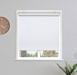 lot 9517 image: Sunoff Blackout Roller Shades Blinds Cordless for Windows Pull Down Room Darkening Door Blinds with Thermal Insulated Easy to Install for Living Room,Bedroom,Home,Office Bathroom White 35 W x 72 H
