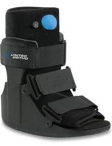lot 9532 image: United Ortho Short Air Cam Walker Fracture Boot, Large, Black