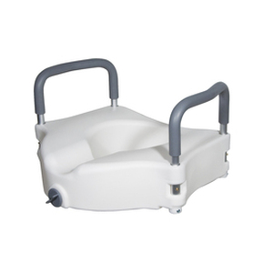 lot 9533 image: Bath SafetyRaised Toilet Seat Product Description Elev.Toilet Seat w RemArms,RTL,1 EA
