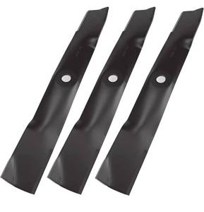 lot 9545 image: M143520 UC22010 Mower Blades for John Deere 54 Deck LX280 Z425 Z45 X524 1025R X340 X360 X500 Z375R Z515E Z530M Z445 Z525E Z345R GX255 GX335 54 Inch Zero Turn Mower Tractor 3 PackMedium Lift