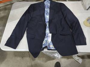 lot 9582 image: Alton Lane Mercantile Jacket Tailored Fit - Premium Quality Suit Jacket for Men, Stylish and Elegant Formal Suit for Men 44R