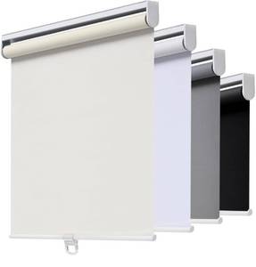 lot 9591 image: AOSKY Cordless Roller Shades Blackout Blinds for Windows Room Darkening Rolled Up Shades with Spring System, UV Protection Window Shades Door Blinds for Home and Office (23 W x 72 H, Ivory)