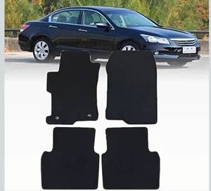 lot 9604 image: FZJDSD Black 4Pcs Front & Rear Floor Mats Carpet Velour Replacement Compatible with Honda Accord Sedan 2008 2009 2010 2011 2012