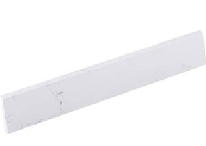 lot 9636 image: 21 in. W x 4 in. H Engineered Stone Sidesplash for Bathroom Vanity Sink Top in Carrara White