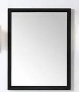 lot 14095 image: OVE Decors Tahoe 28 in. W x 36 in. H Framed Wall Mirror in Black