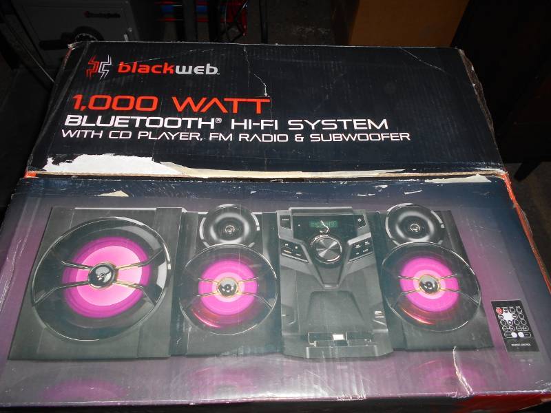 Blackweb 1000 watt 2.1 shops bluetooth