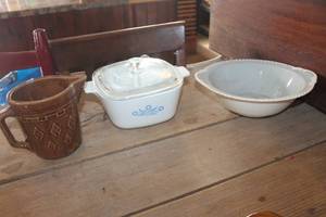 lot 4901 image: Corning Ware Casserole Dish and More
