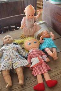 lot 4919 image: Vtg. Kewpie Doll and More
